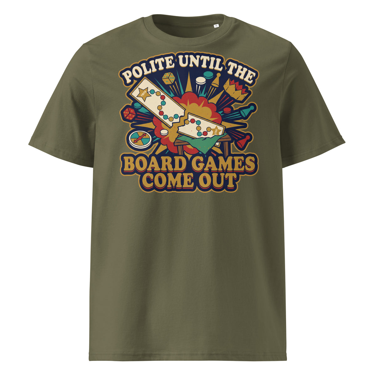 Polite Until The Board Games Come Out Christmas T-Shirt - Ricki Robin