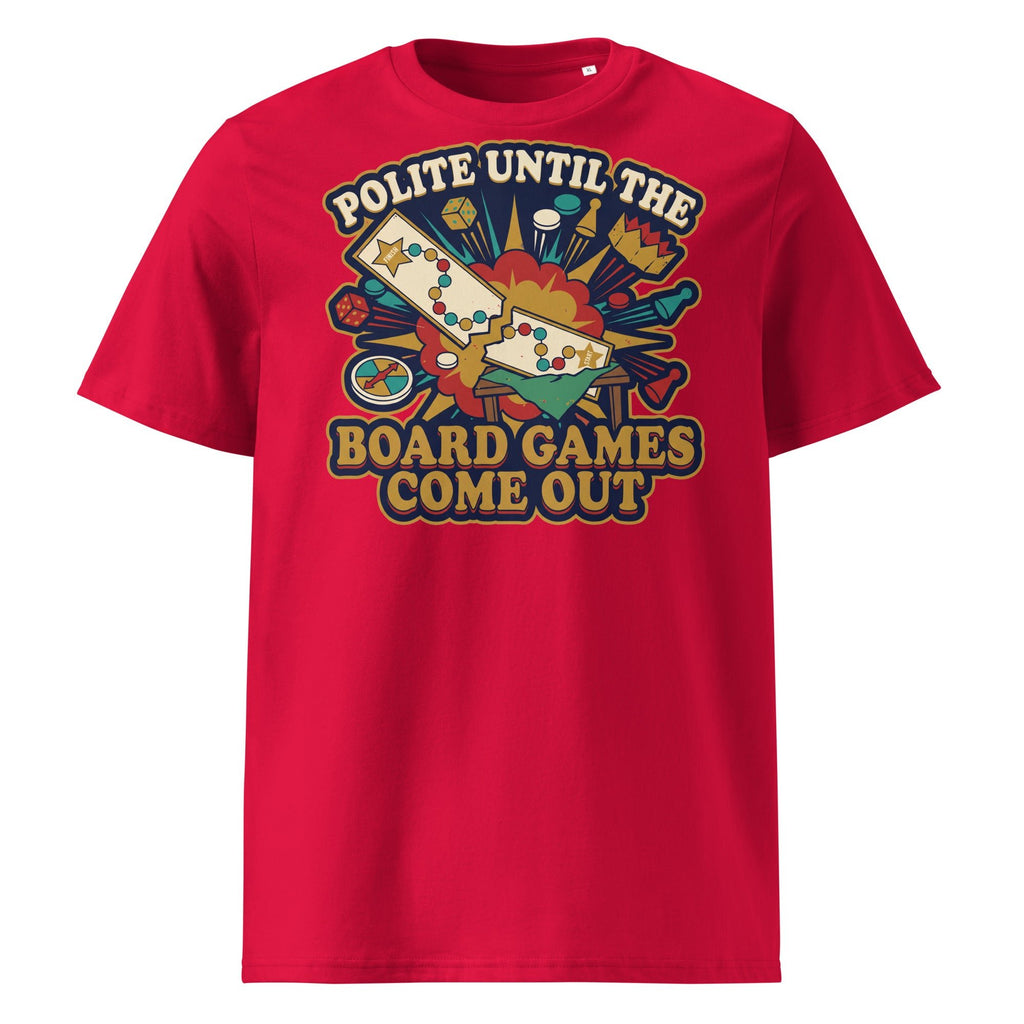 Polite Until The Board Games Come Out Christmas T-Shirt - Ricki Robin