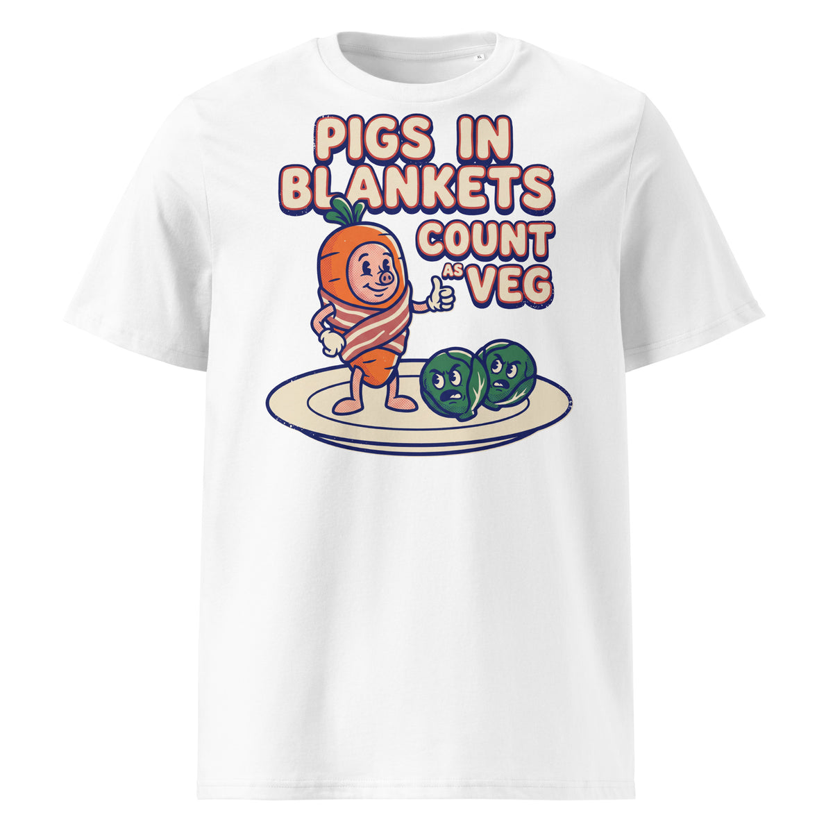 Pigs In Blankets Count As Veg Christmas T-Shirt - Ricki Robin