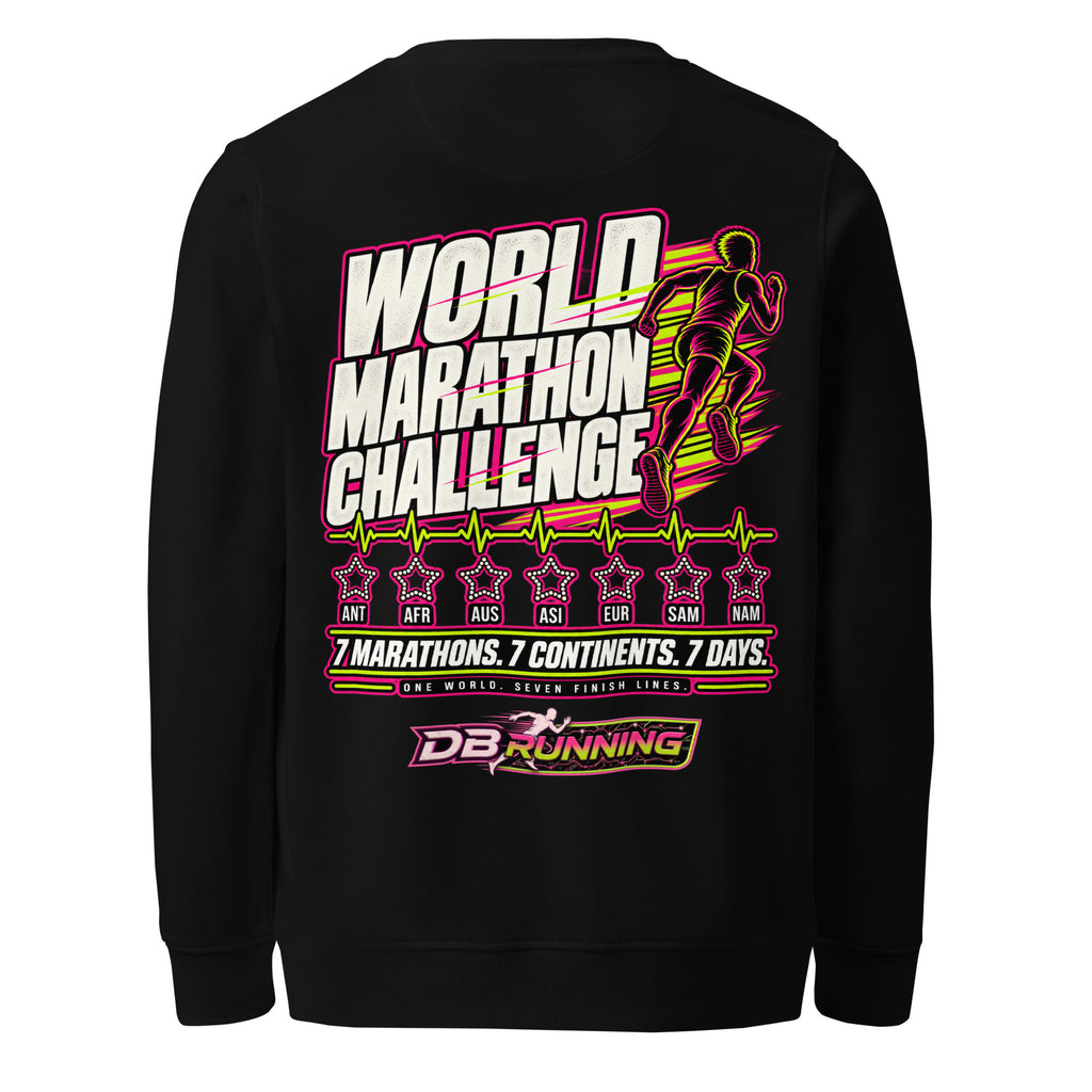 World Marathon Challenge Male - Mid-Weight Sweatshirt - DB Running
