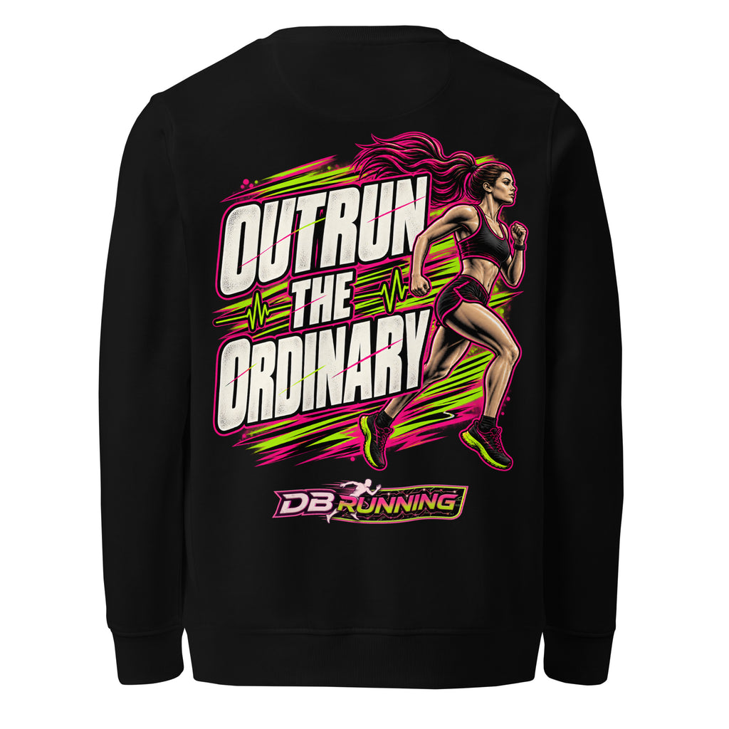 Outrun the Ordinary Female - Mid-Weight Sweatshirt - DB Running