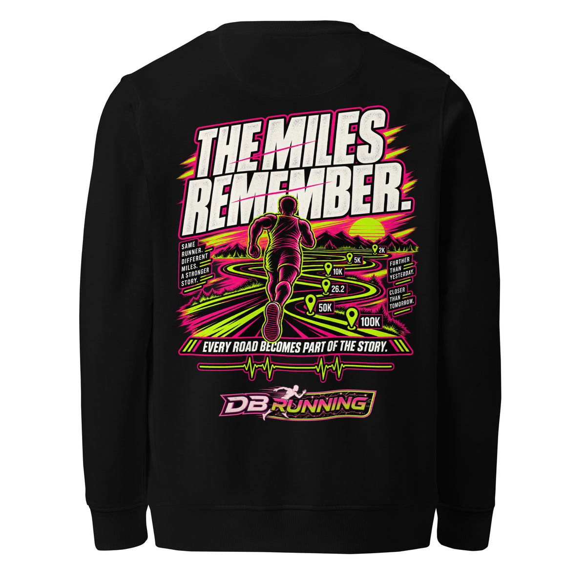 The Miles Remember Male - Mid-Weight Sweatshirt - DB Running
