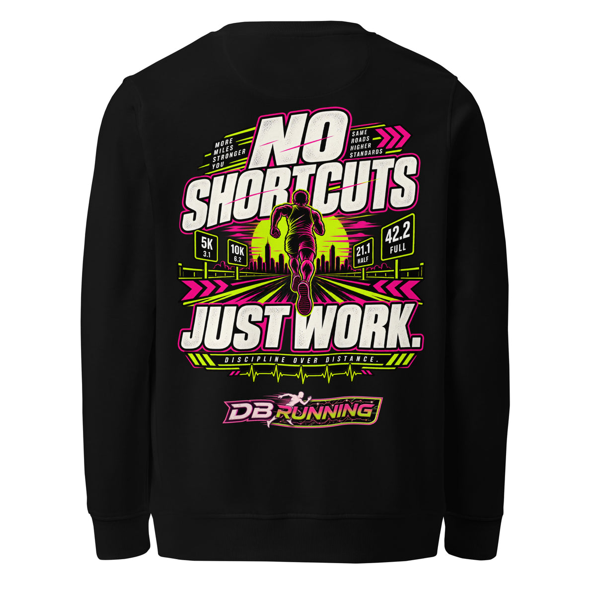 No Shortcuts Male - Mid-Weight Sweatshirt - DB Running