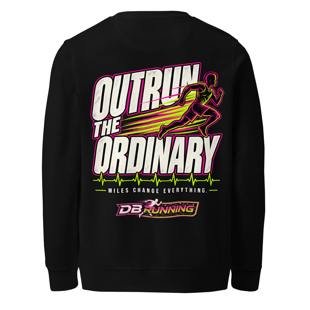 Outrun the Ordinary Male - Mid-Weight Sweatshirt - DB Running