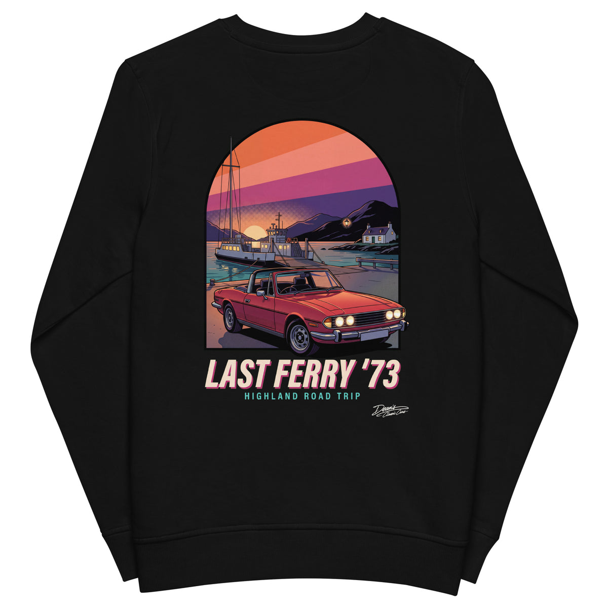 Stag Mk2 Last Ferry Mid-Weight Sweatshirt - Dean's Classic Cars
