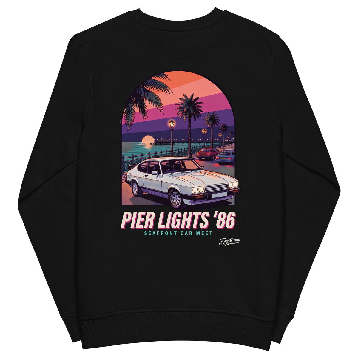 Injection Special Pier Lights Mid-Weight Sweatshirt - Dean's Classic Cars