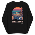 Split Screen Sunset Surf Mid-Weight Sweatshirt - Dean's Classic Cars
