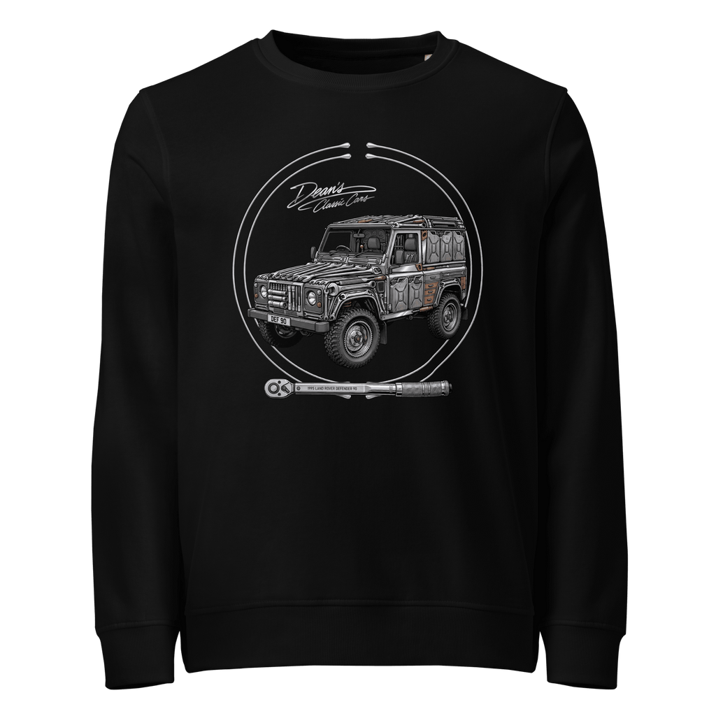 Defender Ninety Jerry Can Mid-Weight Sweatshirt - Dean's Classic Cars