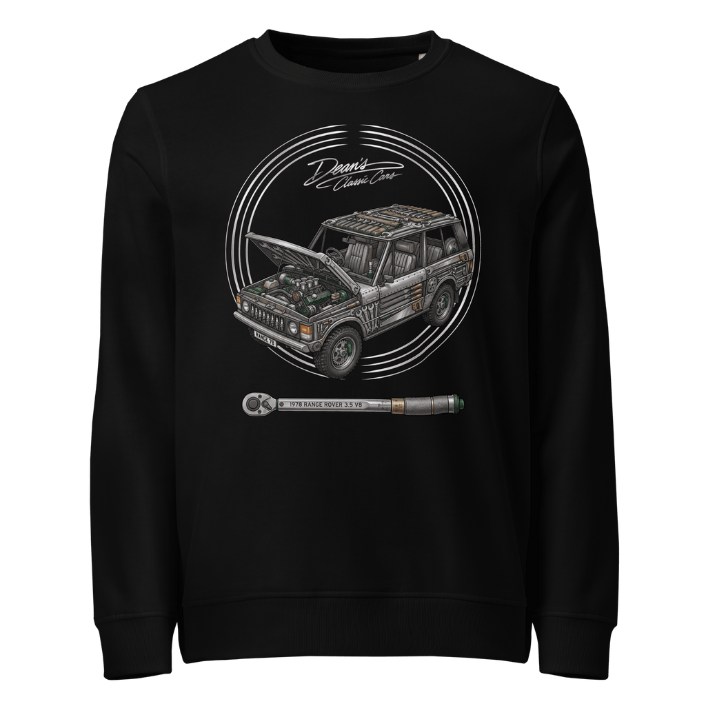 Range Rover Roof Rack Mid-Weight Sweatshirt - Dean's Classic Cars