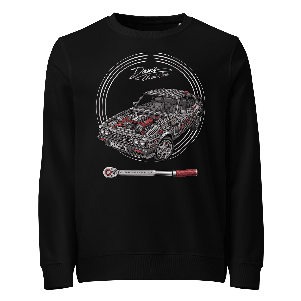 Capri Injection Cologne Six Mid-Weight Sweatshirt - Dean's Classic Cars