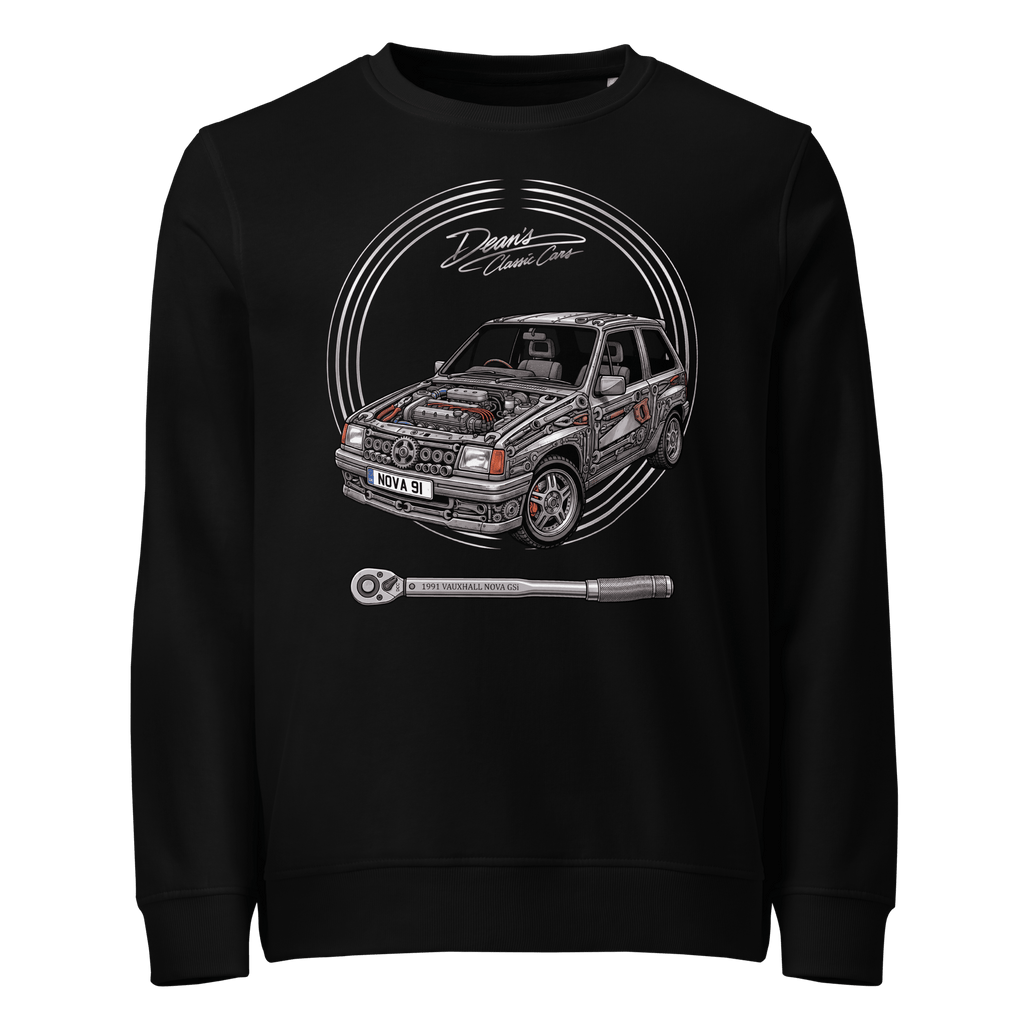 Nova GSi Cog Grille Mid-Weight Sweatshirt - Dean's Classic Cars