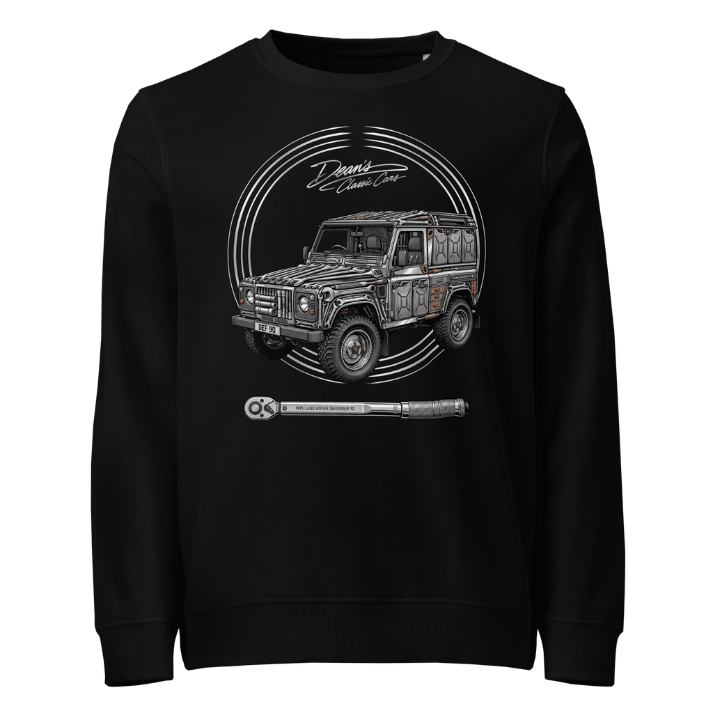 Defender Ninety Jerry Can Mid-Weight Sweatshirt - Dean's Classic Cars