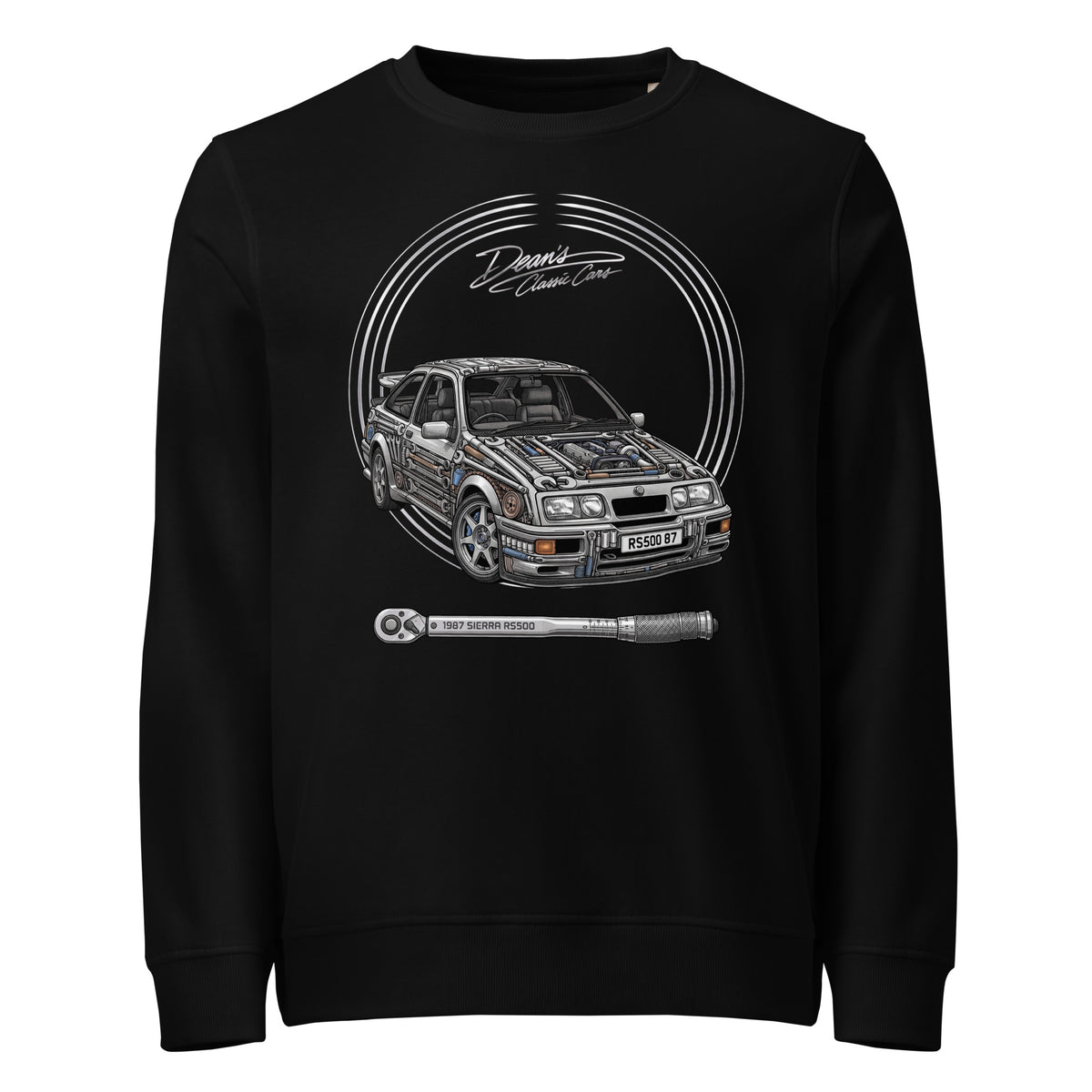 Sierra RS500 Socket Bumper Mid-Weight Sweatshirt - Dean's Classic Cars