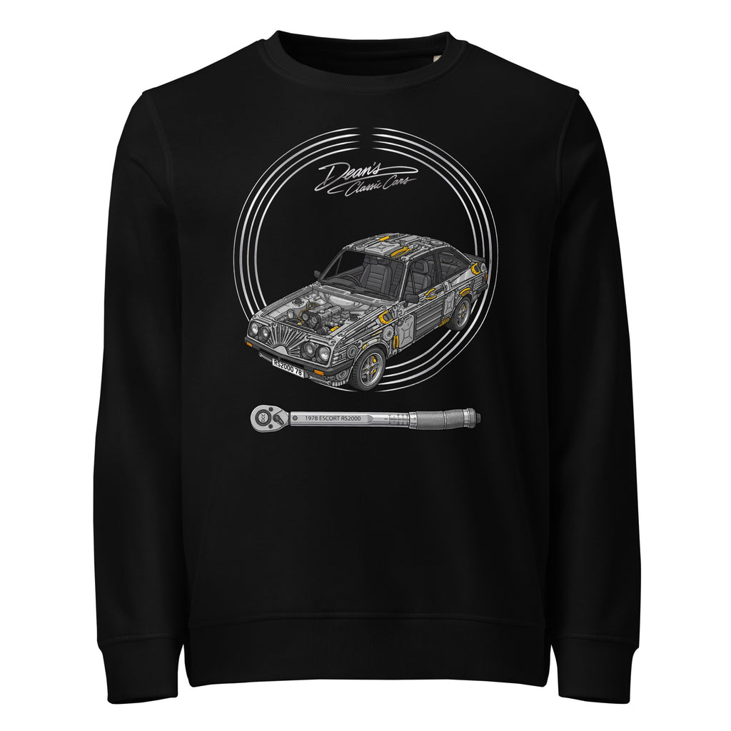 Escort RS2000 Spanner Snoot Mid-Weight Sweatshirt - Dean's Classic Cars