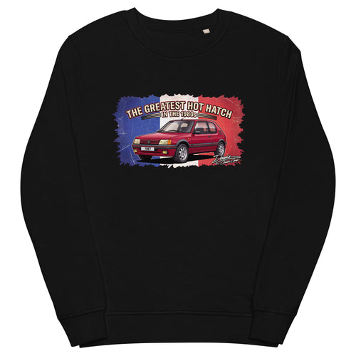 205 GTI Cherry Red Mid-Weight Sweatshirt - Dean's Classic Cars