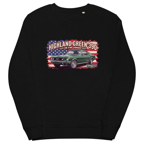 Mustang GT Highland Green Mid-Weight Sweatshirt - Dean's Classic Cars