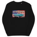 Bel Air Tropical Turquoise Mid-Weight Sweatshirt - Dean's Classic Cars