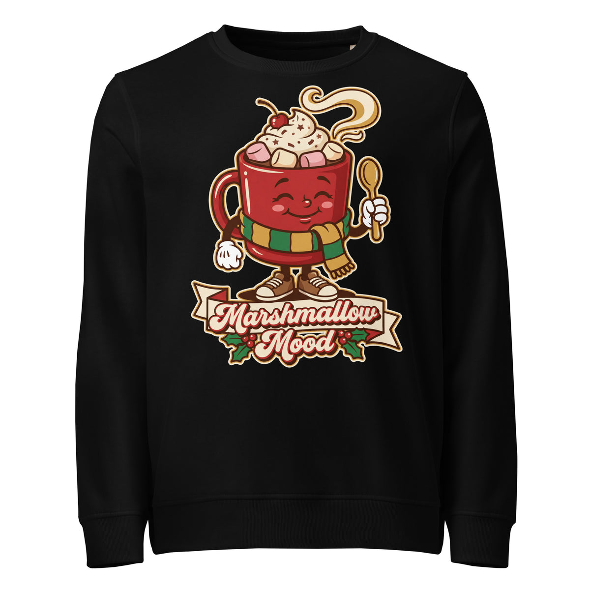 Marshmallow Mood Christmas Mid-Weight Sweatshirt - Ricki Robin