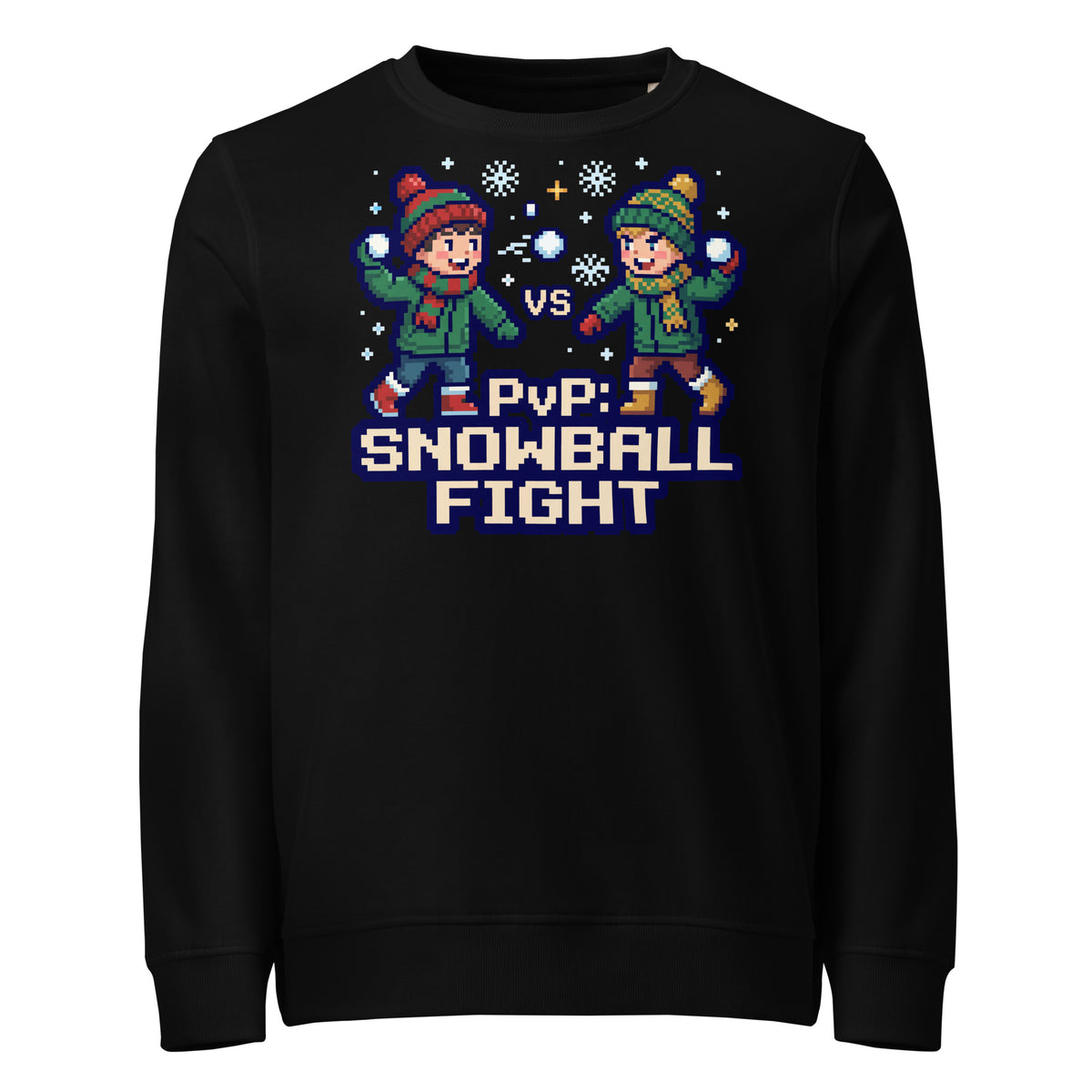 PvP: Snowball Fight Christmas Mid-Weight Sweatshirt - Ricki Robin