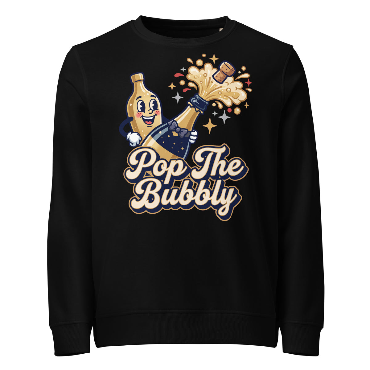 Pop The Bubbly New Year Mid-Weight Sweatshirt - Ricki Robin