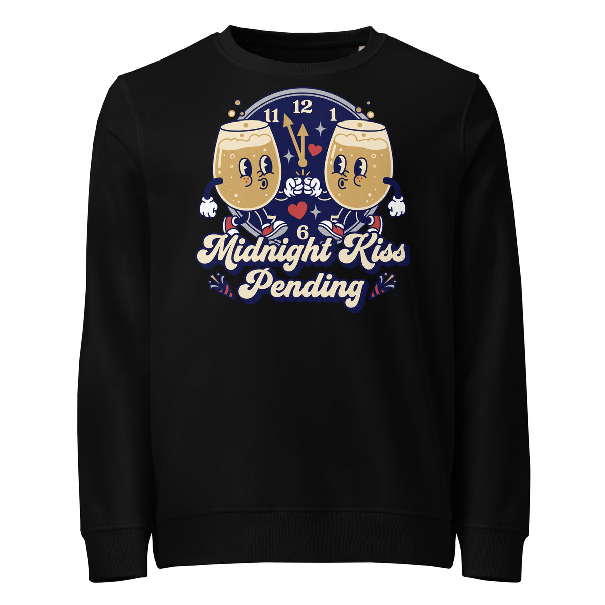 Midnight Kiss Pending New Year Mid-Weight Sweatshirt - Ricki Robin