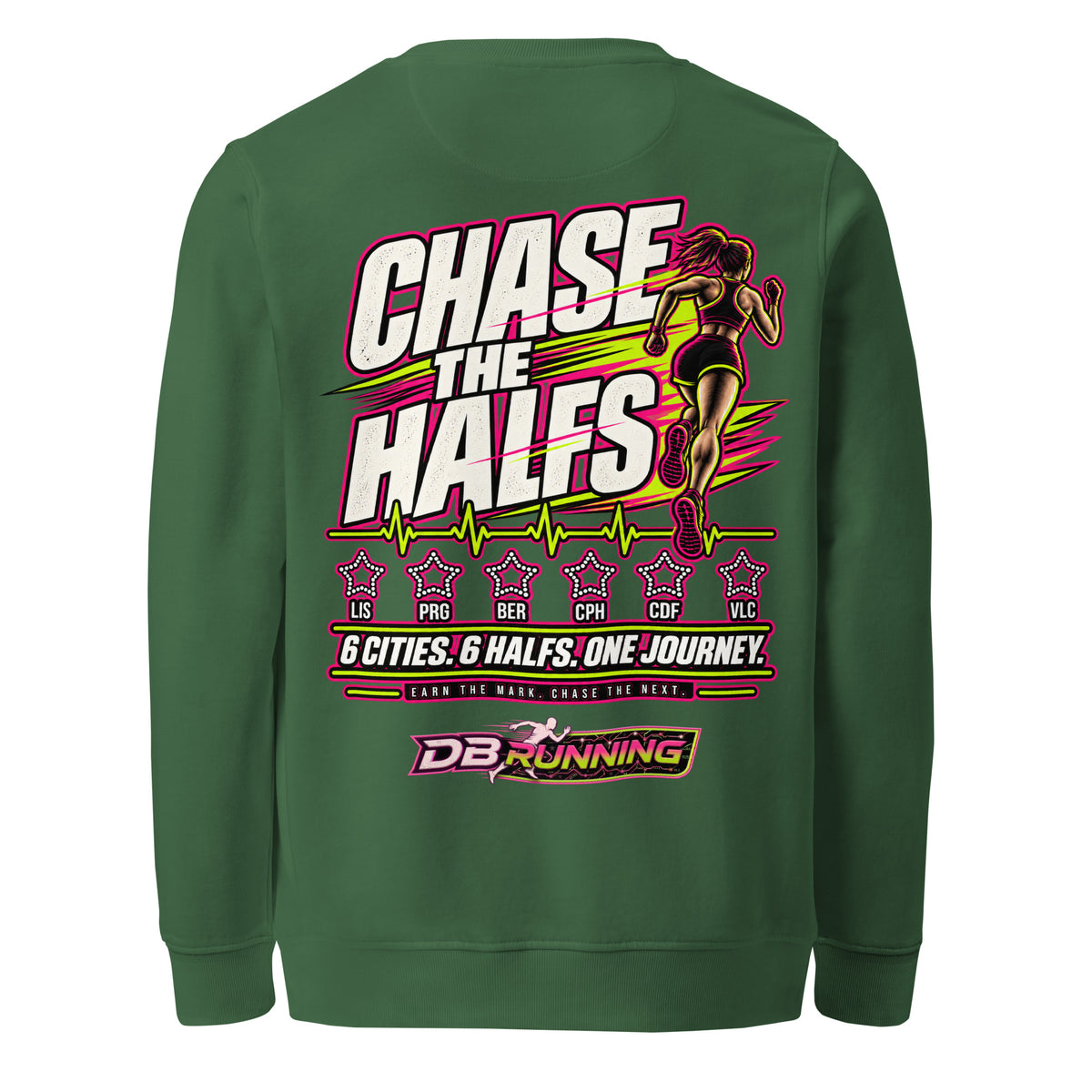 Chase the Halfs Female - Mid-Weight Sweatshirt - DB Running