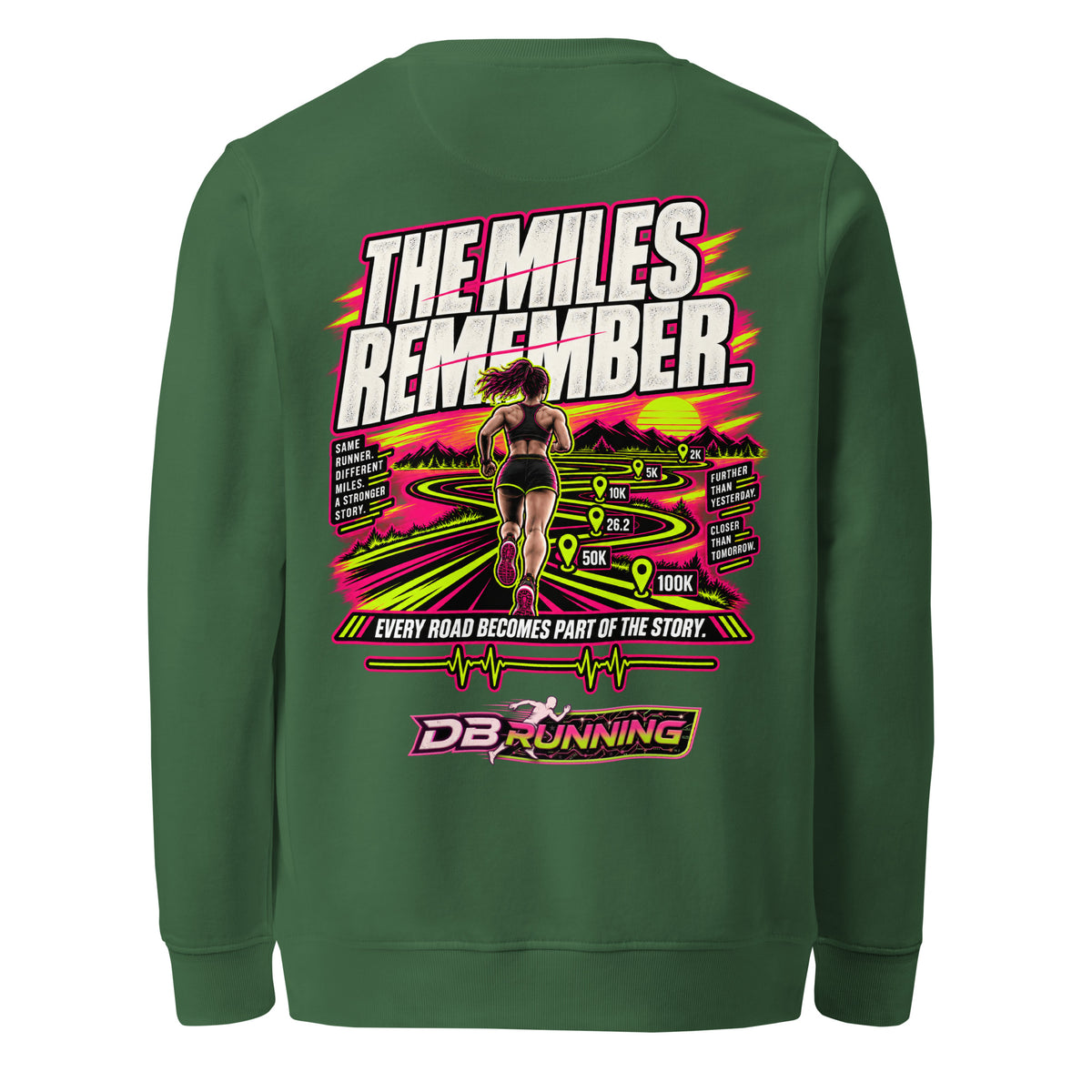 The Miles Remember Female - Mid-Weight Sweatshirt - DB Running