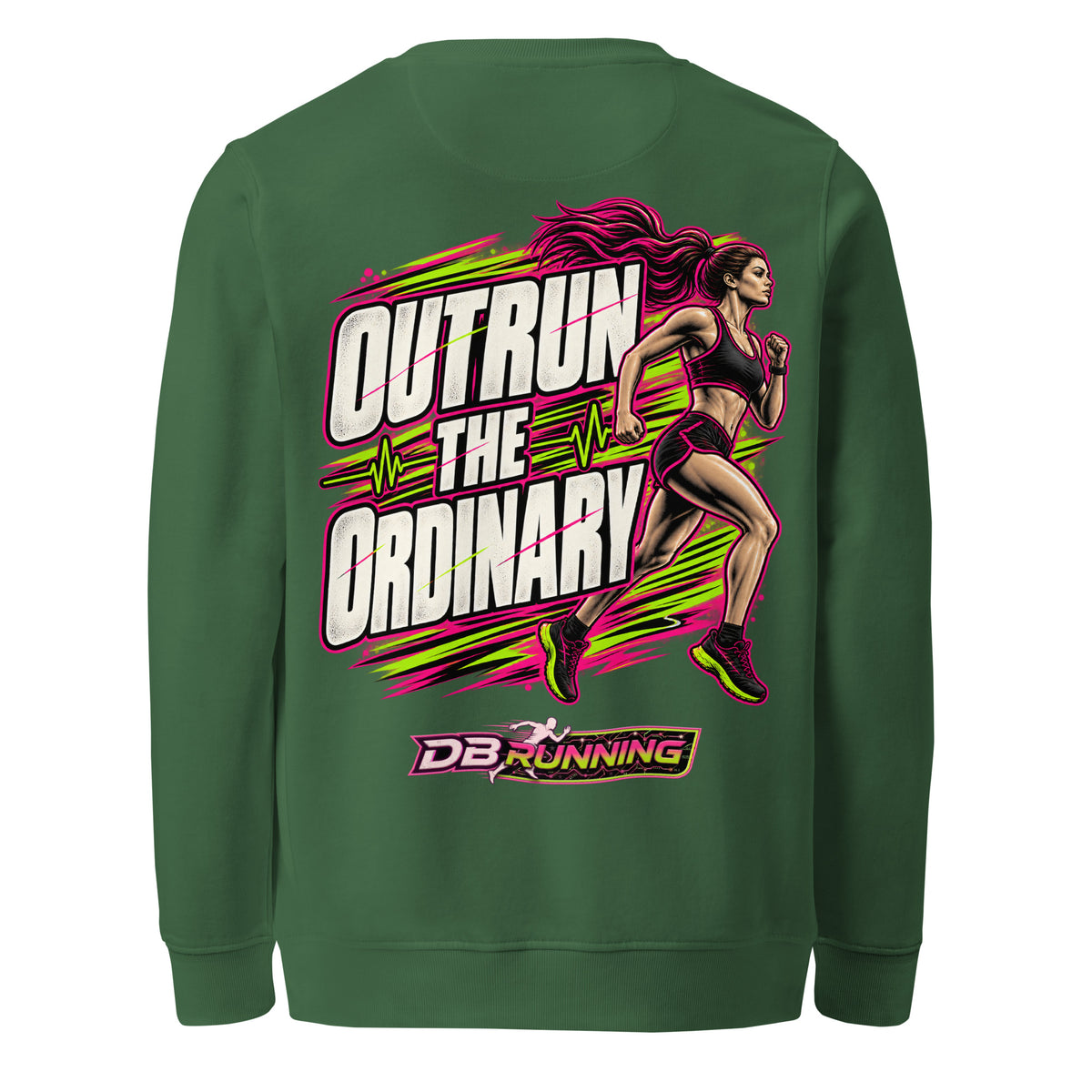 Outrun the Ordinary Female - Mid-Weight Sweatshirt - DB Running