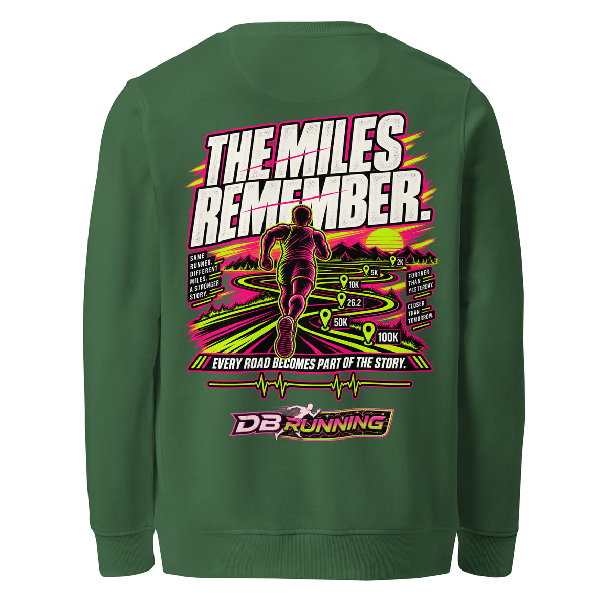 The Miles Remember Male - Mid-Weight Sweatshirt - DB Running