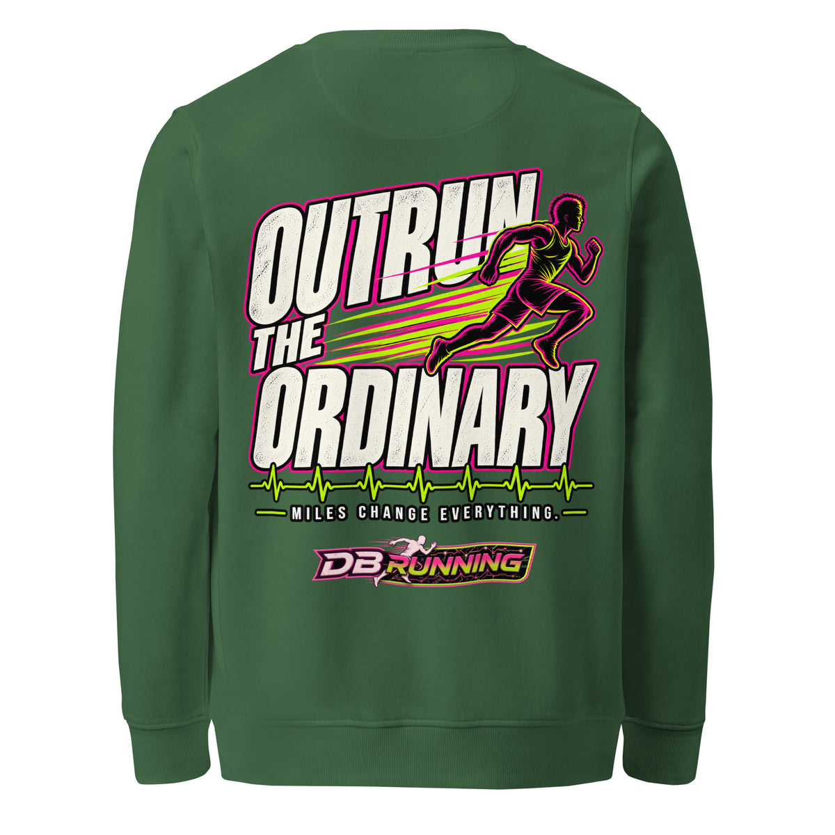 Outrun the Ordinary Male - Mid-Weight Sweatshirt - DB Running