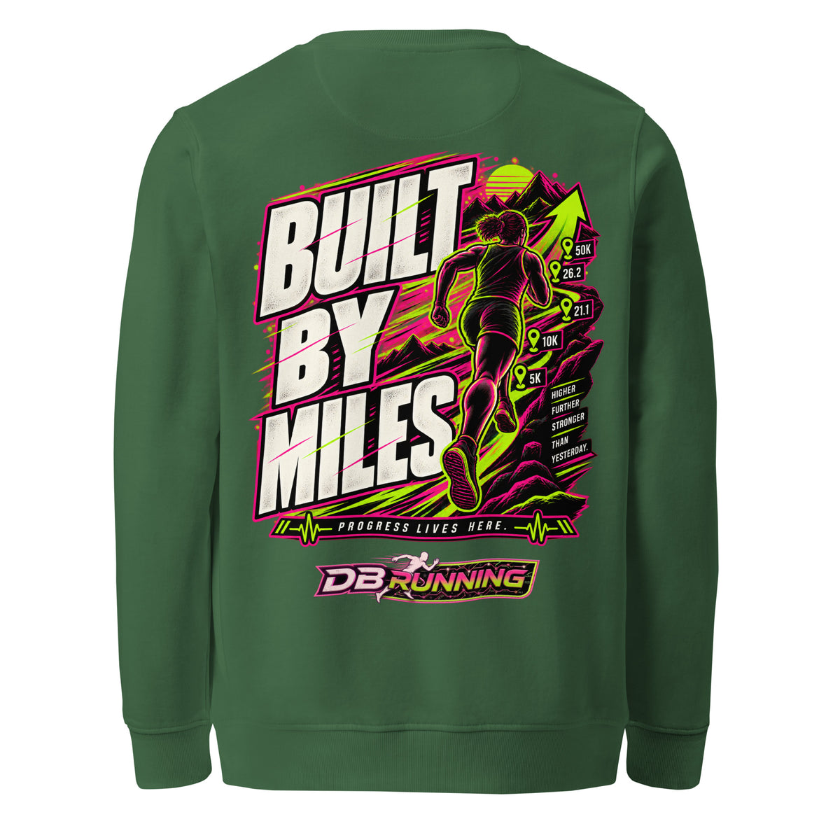 Built by Miles Female - Mid-Weight Sweatshirt - DB Running