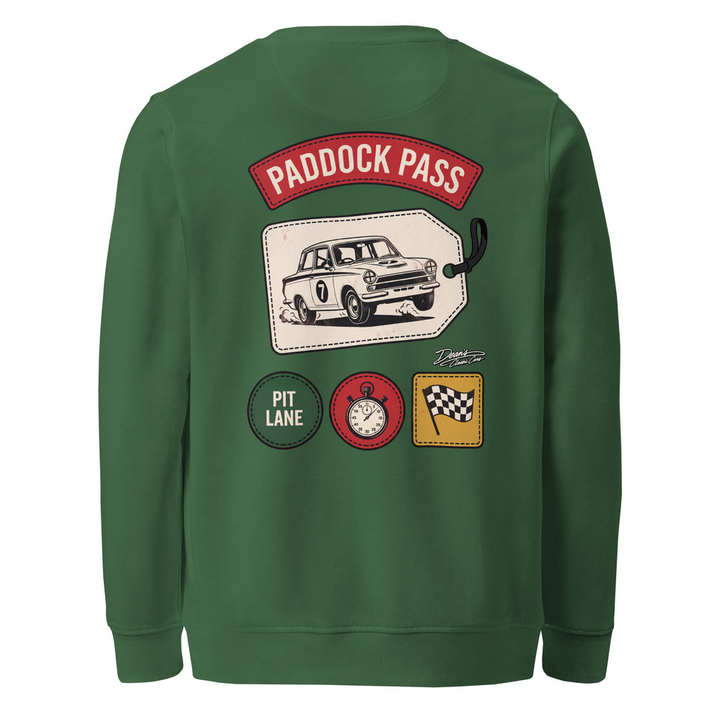 Cortina Paddock Pass Seven Mid-Weight Sweatshirt - Dean's Classic Cars