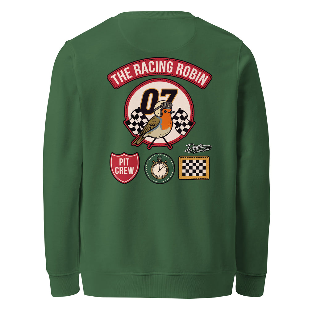 Racing Robin Pit Crew Mid-Weight Sweatshirt - Dean's Classic Cars