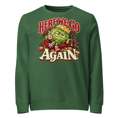 Here We Go Again Christmas Mid-Weight Sweatshirt - Ricki Robin