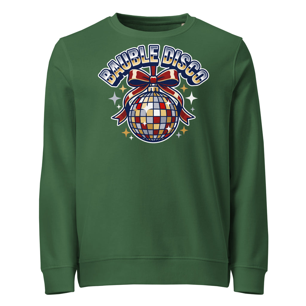 Bauble Disco Christmas Mid-Weight Sweatshirt - Ricki Robin