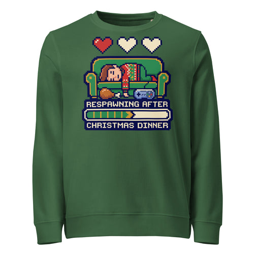 Respawning After Christmas Dinner Mid-Weight Sweatshirt - Ricki Robin