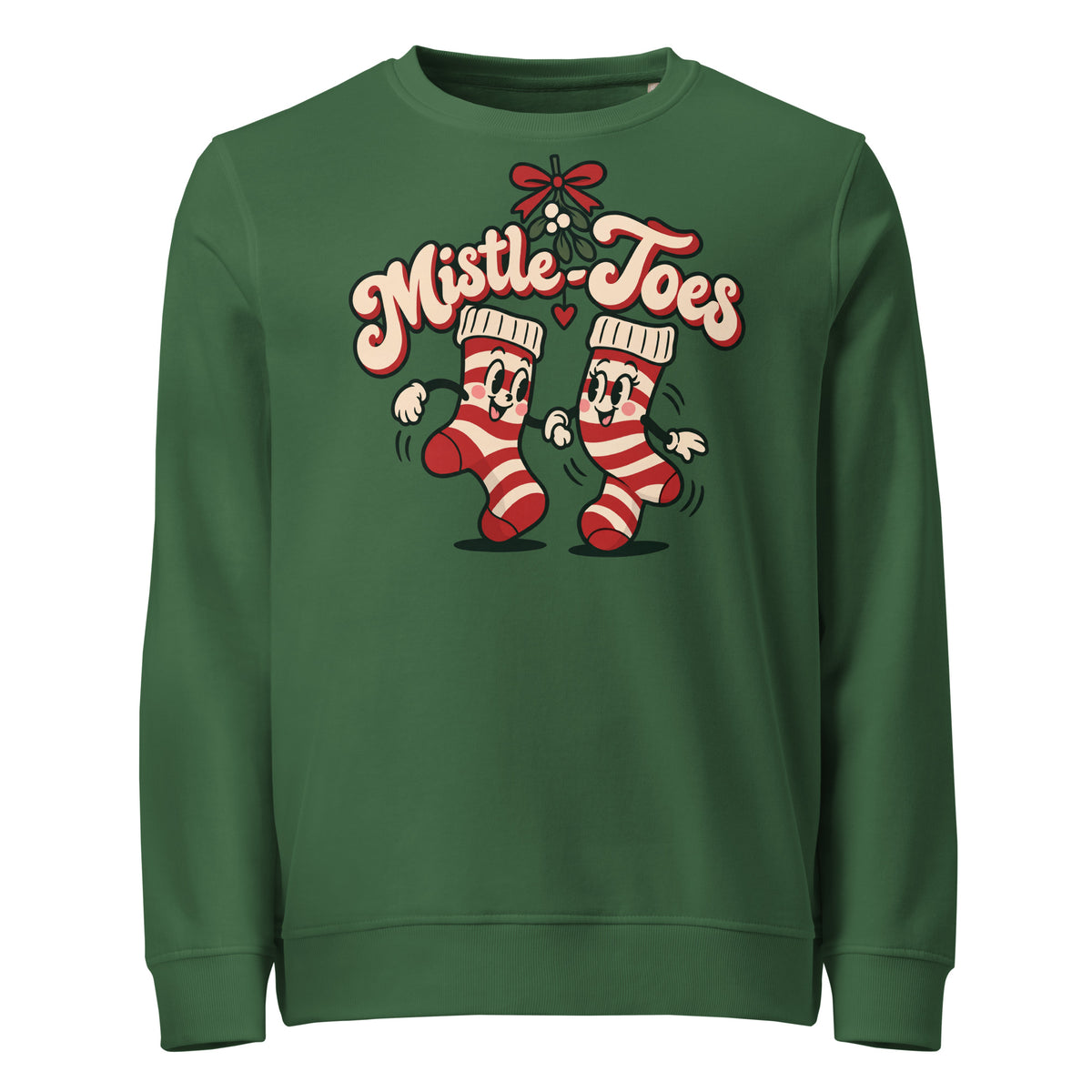 Mistle-Toes Christmas Mid-Weight Sweatshirt - Ricki Robin