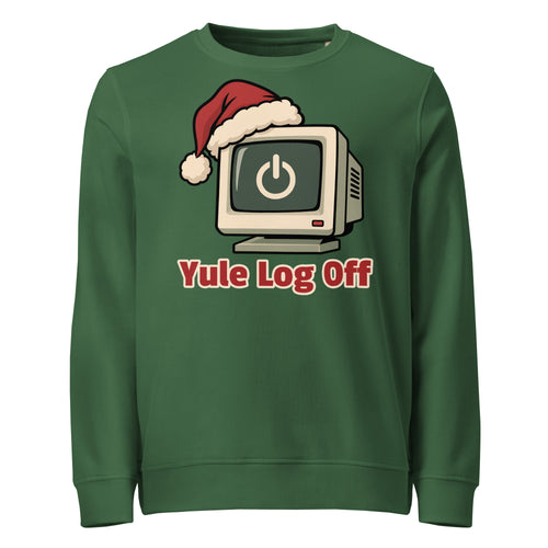 Yule Log Off Christmas Mid-Weight Sweatshirt - Ricki Robin