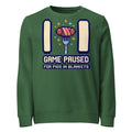 Game Paused For Pigs In Blankets Christmas Mid-Weight Sweatshirt - Ricki Robin