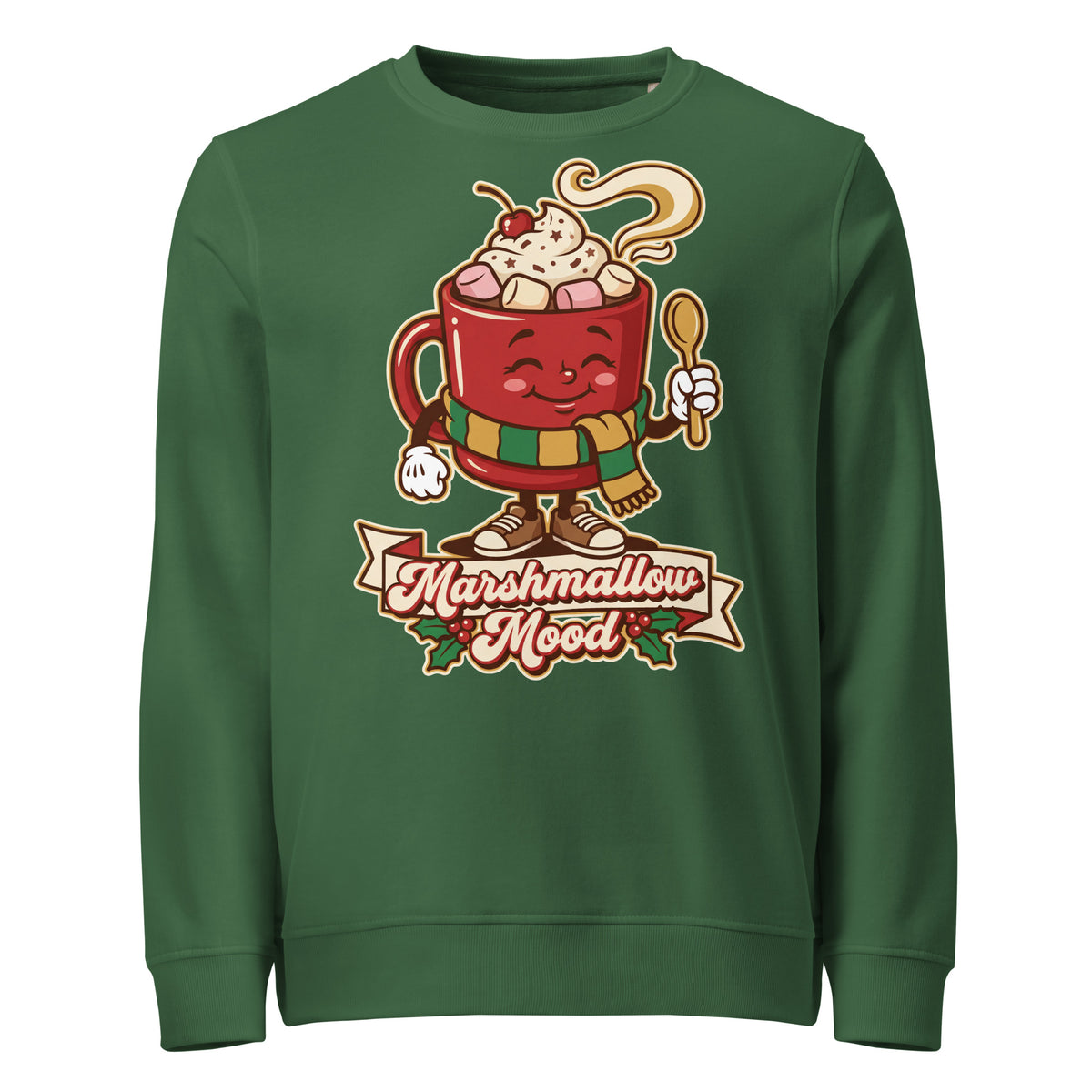 Marshmallow Mood Christmas Mid-Weight Sweatshirt - Ricki Robin