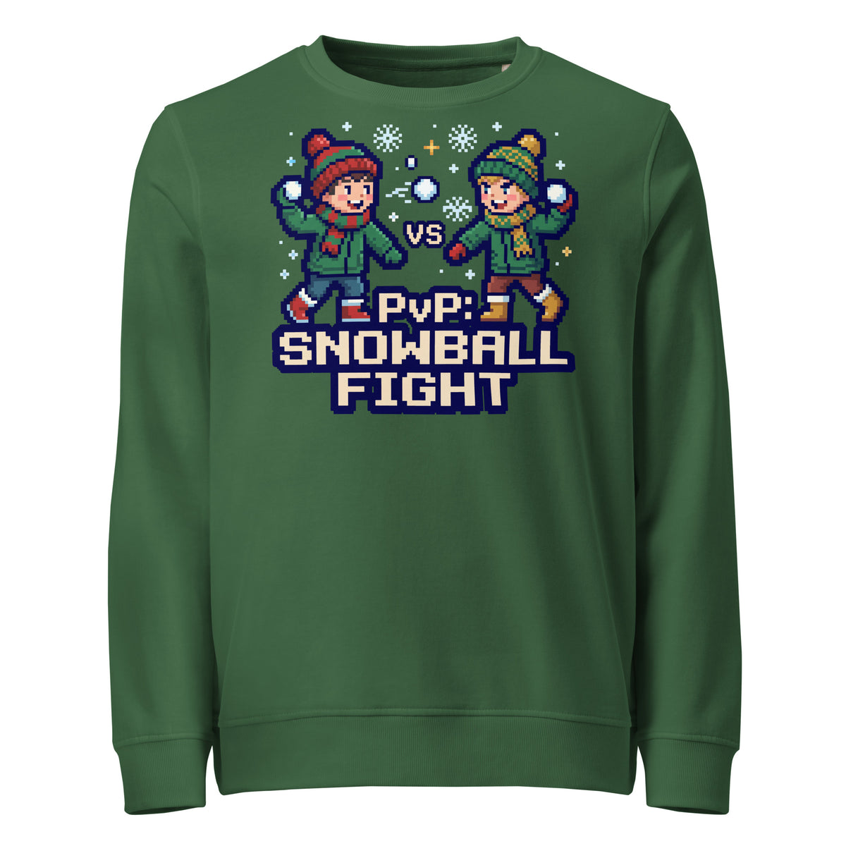 PvP: Snowball Fight Christmas Mid-Weight Sweatshirt - Ricki Robin