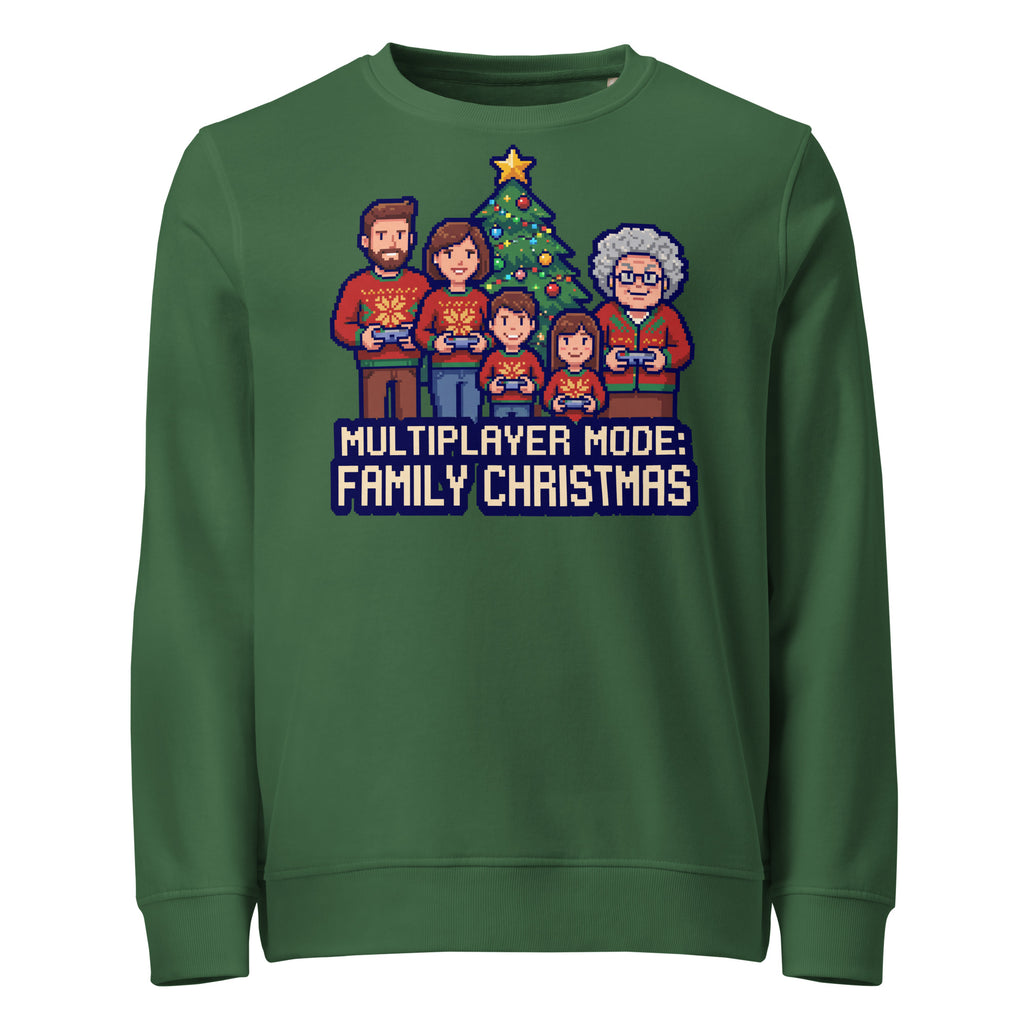 Multiplayer Mode: Family Christmas Mid-Weight Sweatshirt - Ricki Robin