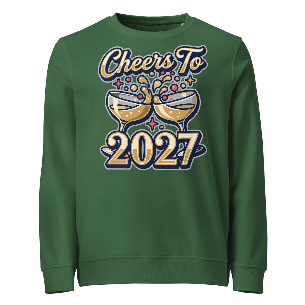Cheers To 2027 New Year Mid-Weight Sweatshirt - Ricki Robin