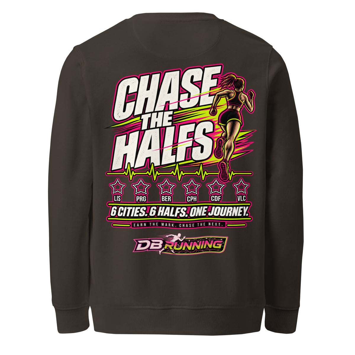 Chase the Halfs Female - Mid-Weight Sweatshirt - DB Running