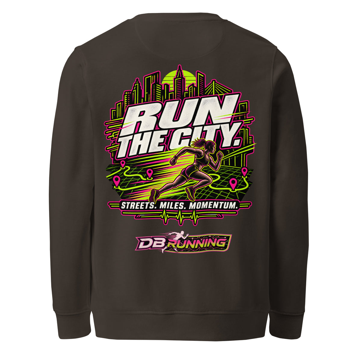 Run the City Female - Mid-Weight Sweatshirt - DB Running