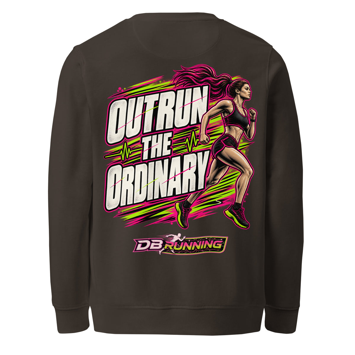 Outrun the Ordinary Female - Mid-Weight Sweatshirt - DB Running