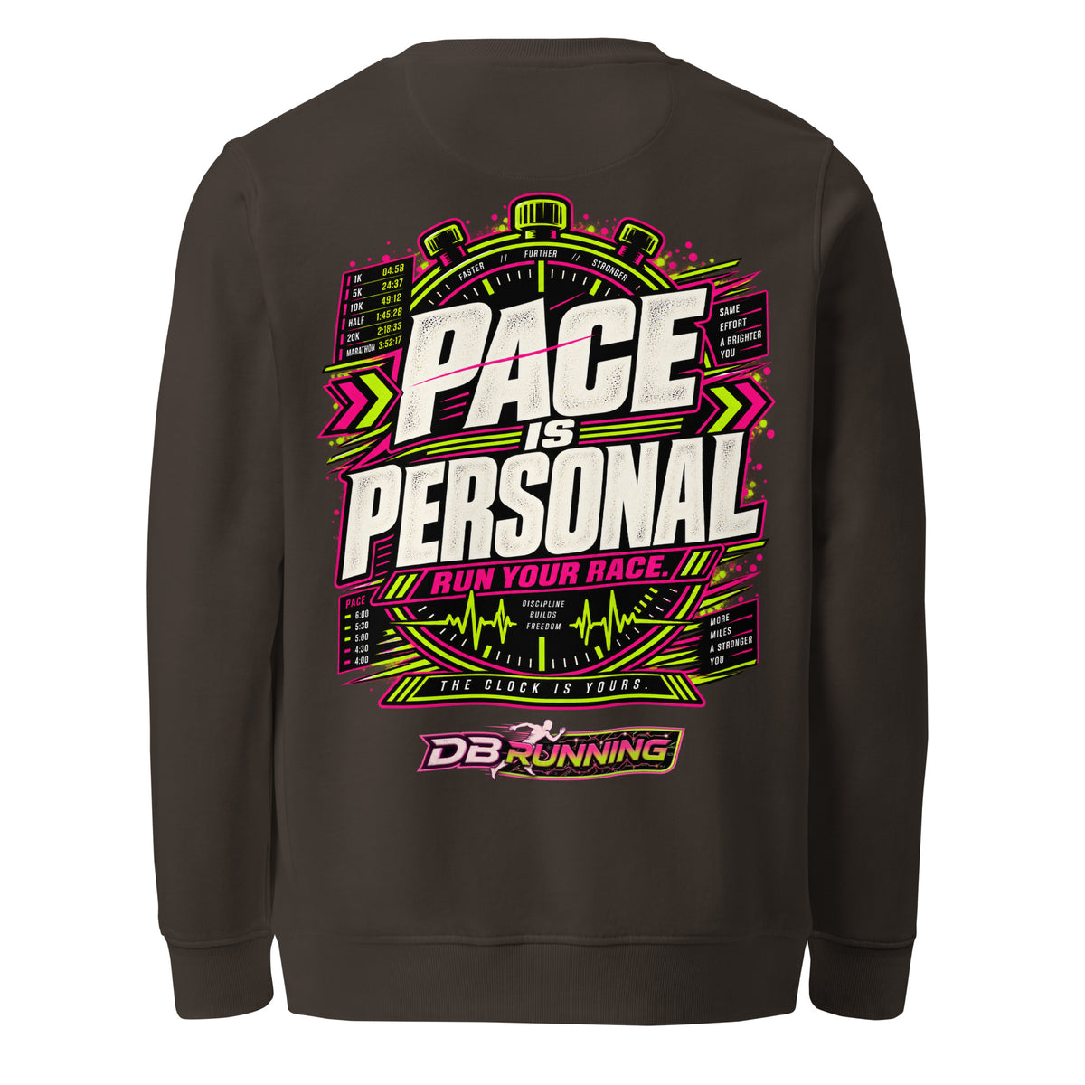 Pace is Personal - Mid-Weight Sweatshirt - DB Running