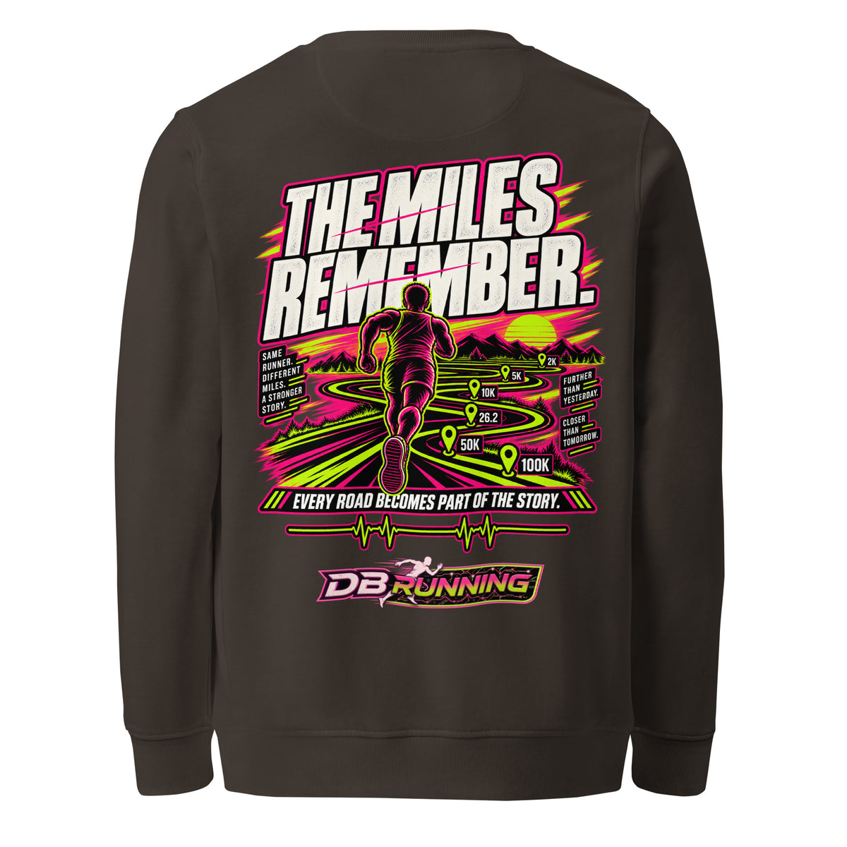 The Miles Remember Male - Mid-Weight Sweatshirt - DB Running