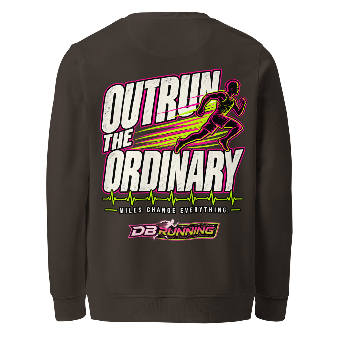 Outrun the Ordinary Male - Mid-Weight Sweatshirt - DB Running
