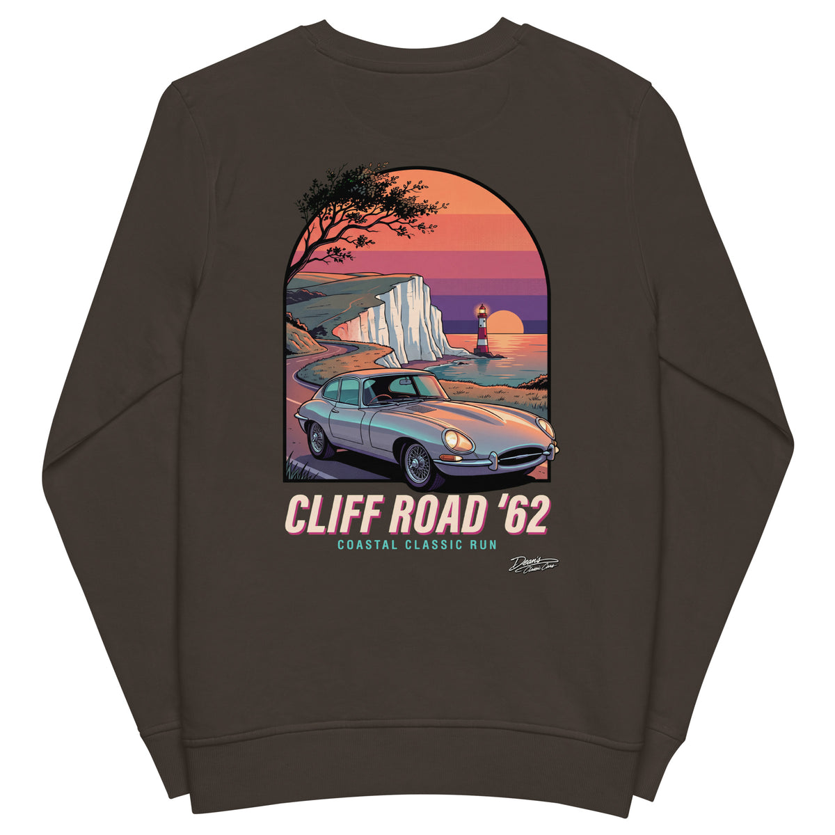 E Type Cliff Road Mid-Weight Sweatshirt - Dean's Classic Cars